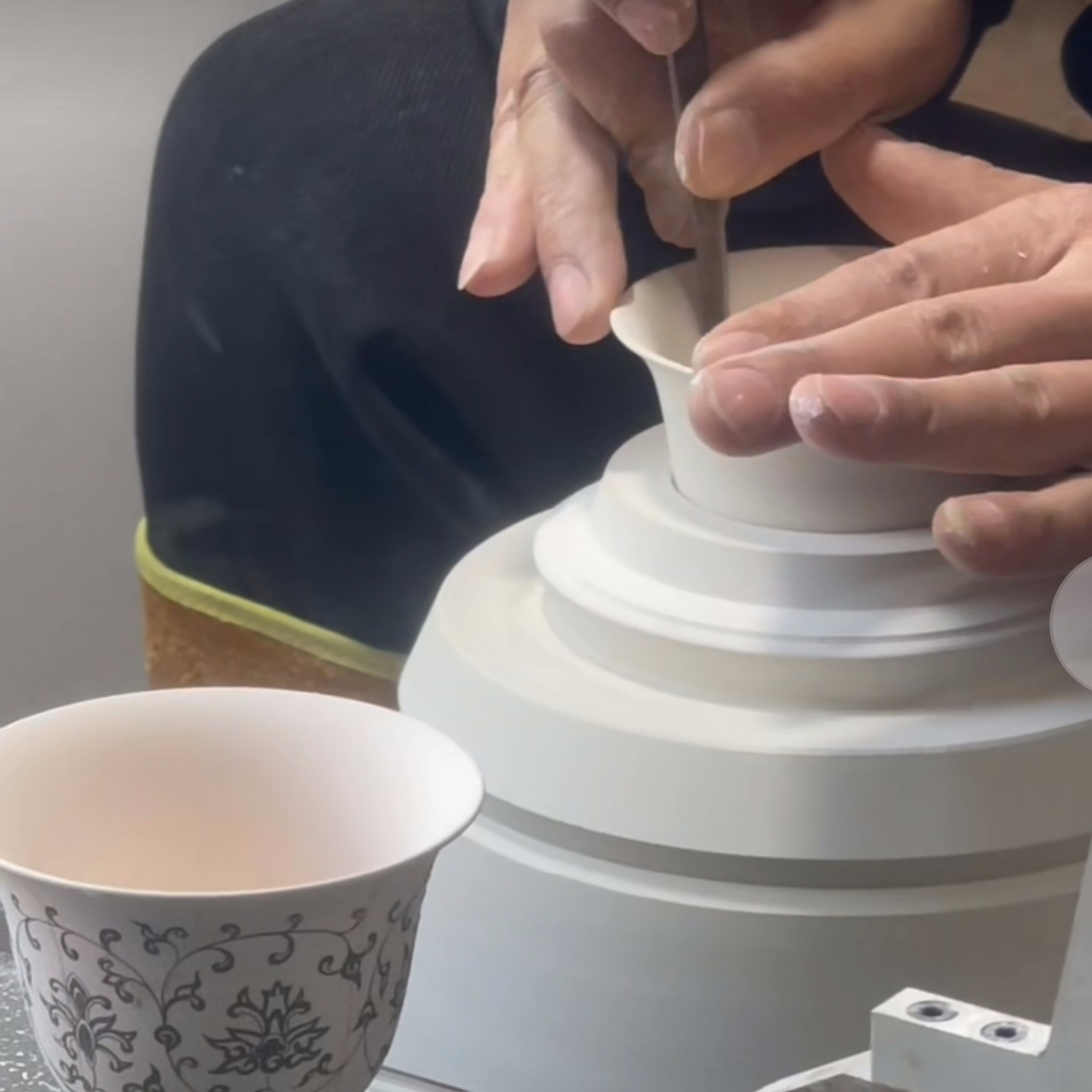 元青花茶具 纯手制